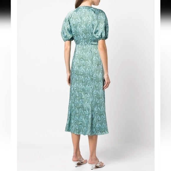 CINQ A Sept Marice Dress Size 4 In CELESTE MULTI - Picture 2 of 10